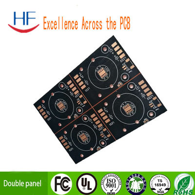 12 Layer Circuit Electronic PCB Board Desain Hitam FR4 1OZ ENIG